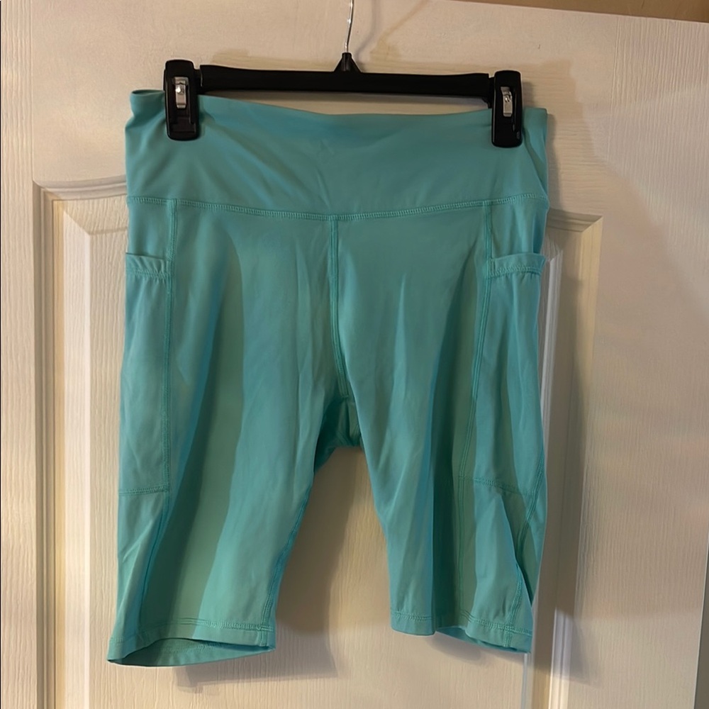 Women's Turquoise Bike Shorts